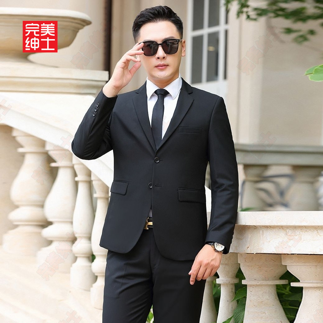 西装外套男士正装职业装大码套装商务办公制服新婚礼服伴郎春秋季