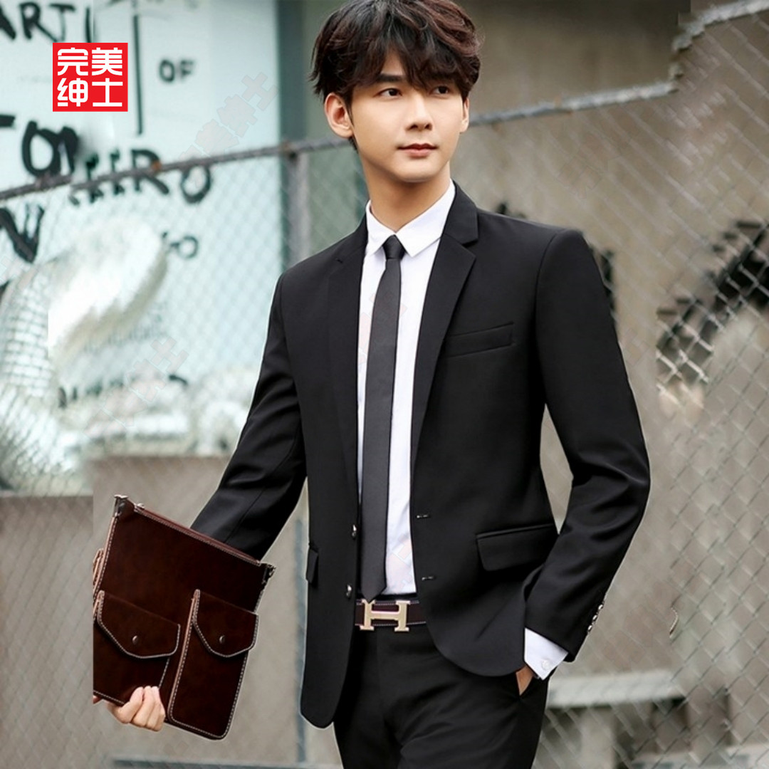 西装外套男士正装职业装大码套装商务办公制服新婚礼服伴郎春秋季