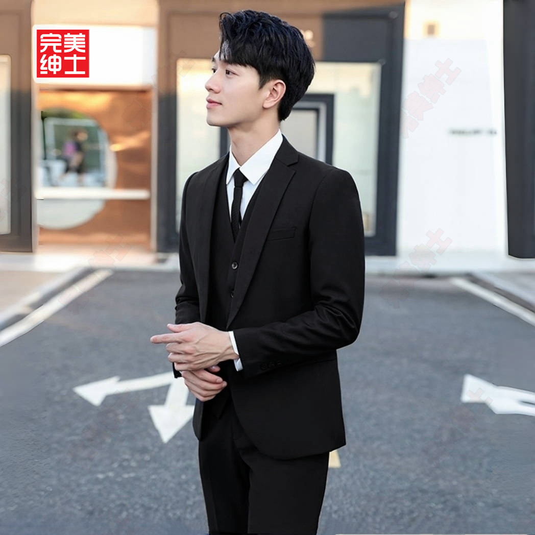 西装外套男士正装职业装大码套装商务办公制服新婚礼服伴郎春秋季