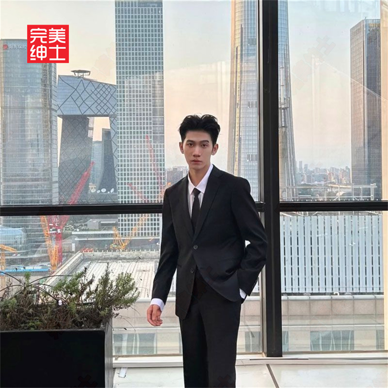 西装外套男士正装职业装大码套装商务办公制服新婚礼服伴郎春秋季