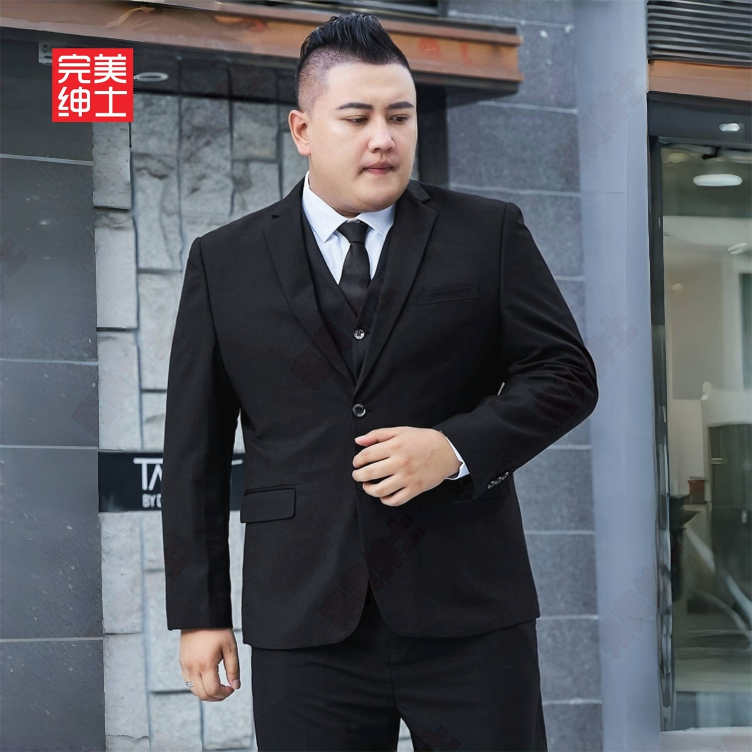 西装外套男士正装职业装大码套装商务办公制服新婚礼服伴郎春秋季