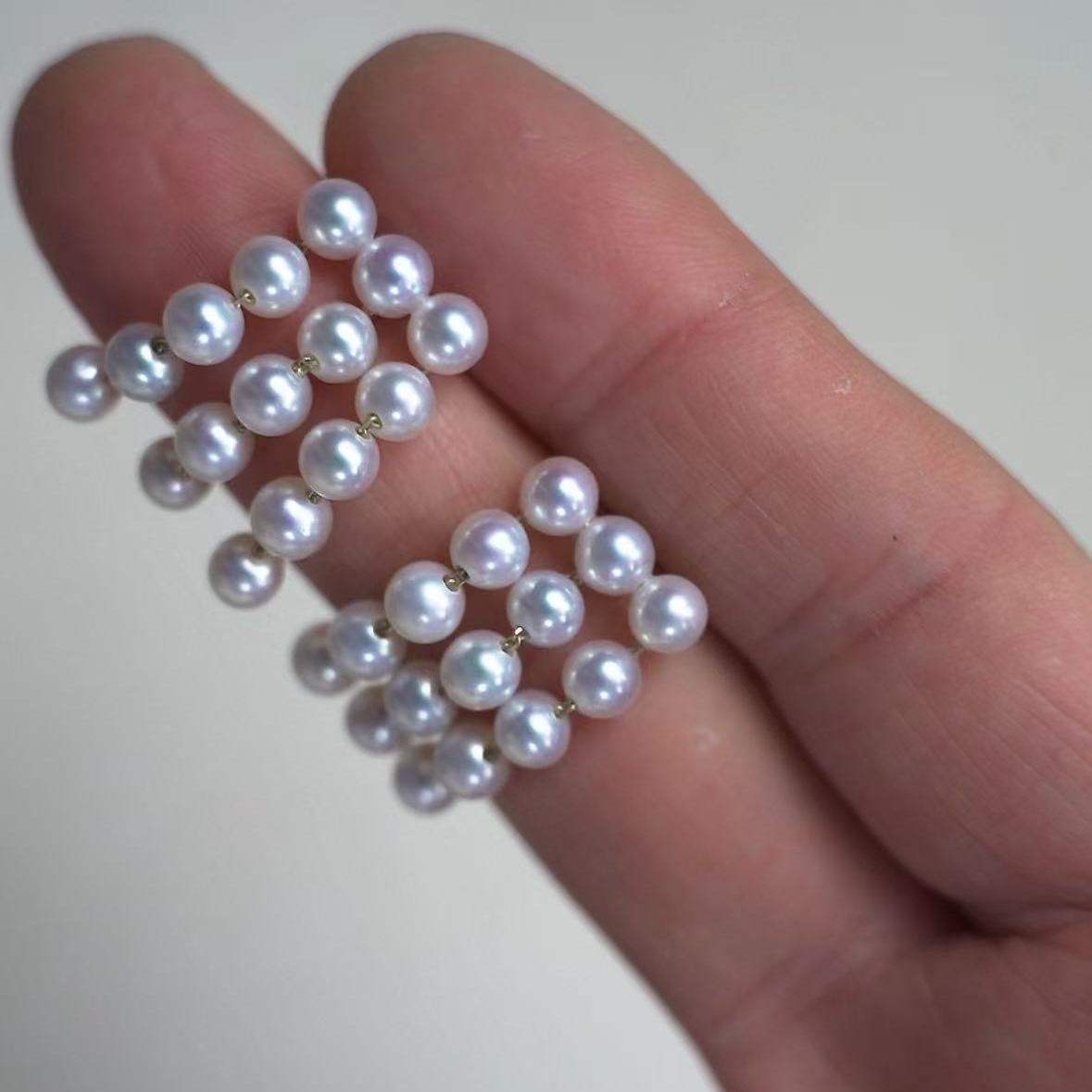 半觉撑门面平衡木卷珠帘耳环