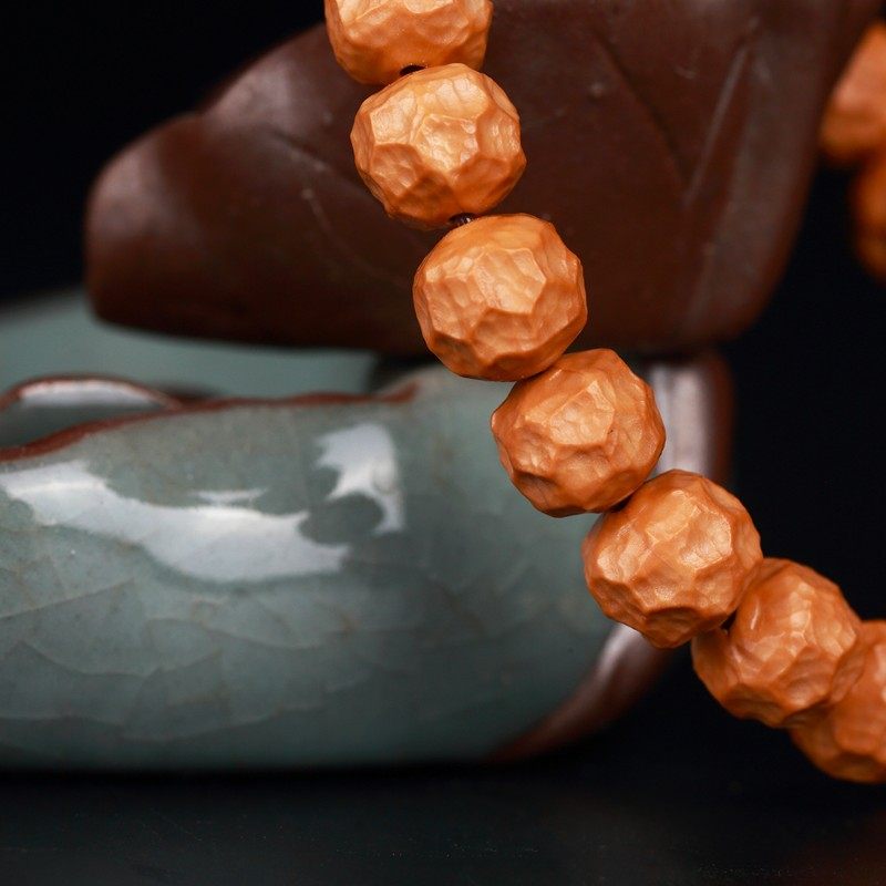 极速猴头小核桃手工雕刻磐石 天然手串土豪南P瓜桩文玩单圈菩提子