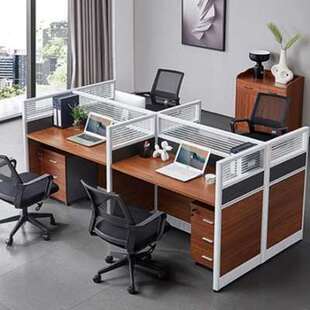 极速职员办d公桌子人位办公室屏风桌隔断电脑办公桌椅组合员工桌