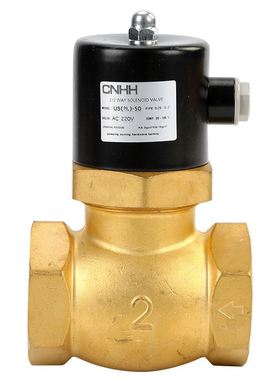 极速源头工厂US(2L)50接口2C寸高温蒸汽电磁阀 先导活塞式气动水