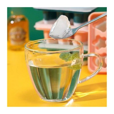 极速Ice Moldg Silicone Tray Ice Hockey Grid Making Box Molds