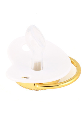 极速26 Name Initial Lqetter White Baby Pacifier Clip Pacifie