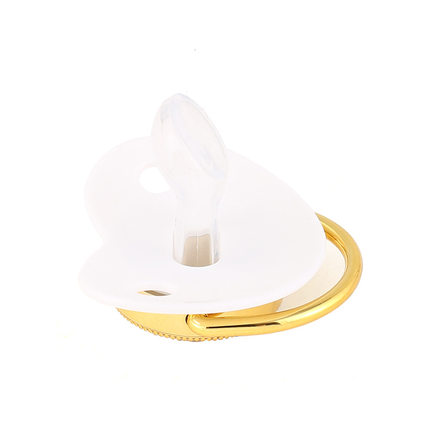 极速26 Name Initial Lqetter White Baby Pacifier Clip Pacifie