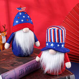 新品U.S. National Day Indevpendence Day Cattle Hat Faceless