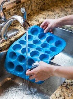 极速24-Hole Multi-Grid Round Silicone MJuffin Cup Mold Muffi