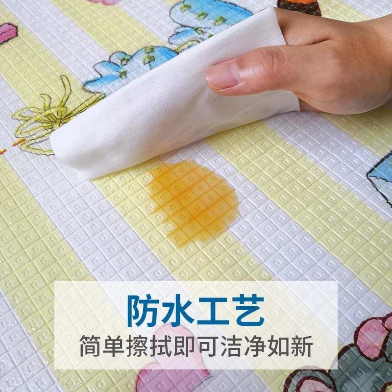 新品环保无味防水防潮宝宝爬行垫加厚防滑婴儿童爬爬X垫地垫泡沫