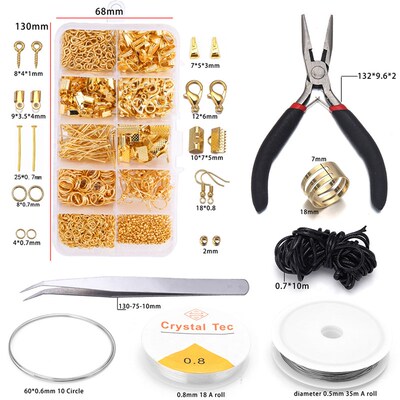 极速1040pcs/Box Alloyq Accessories Kits Jewelry Findings Set
