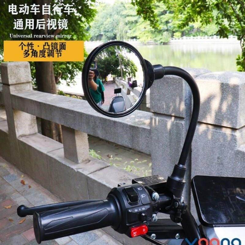 新品加长通用改装k配件电动车後照镜登山自行车摩托单车新款反光