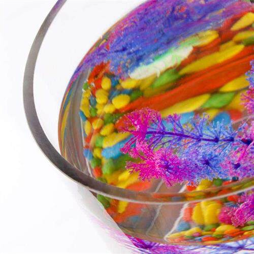 新品落地直筒水培富贵竹透明金鱼缸F玻璃花瓶鱼缸路引圆柱形圆筒