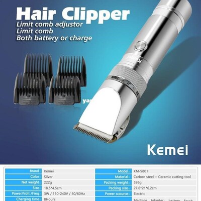 新品T077 rechargeable maquina de cortar o cabelo razor .barb