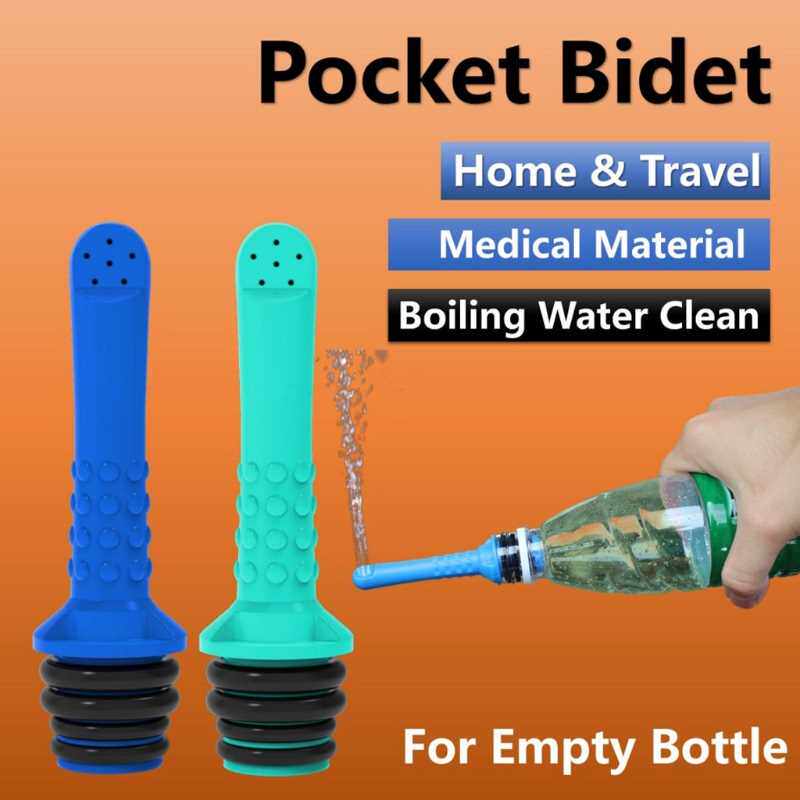 新品3pccs Travel Bidet Peri Bottle Universal Travel Upside D