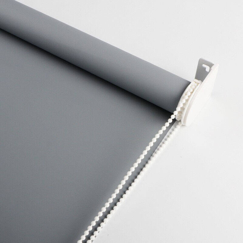 新品拉珠卷帘手拉窗帘成品全遮光防水F阳台办公室遮阳升降帘隔断