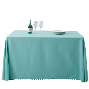 极速White tahblecloth cloth art conference room long table
