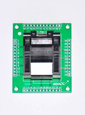 新品LQFP48 优质m测试座 烧录座 程式设计座 IC座子 兼容 FPQ-48-