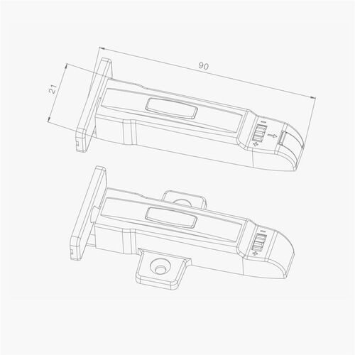 新品哥尼迪柜门按压式自锁反弹器衣柜防撞免拉手S弹簧开关按压弹