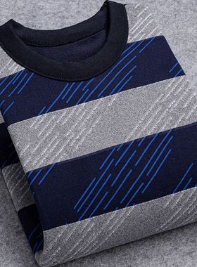 极速2022 new Thermal Underwear For Men Thin FleeTce O Neck L