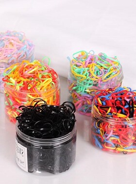 新品One-tieme rubber band black high elastic hair bands hair