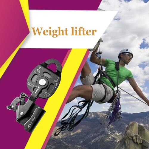 新品Climbing Lifting Pulley Reliable ShKeave Ascender Lifter