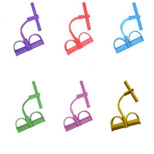 极速4 aResistanc Elastic Pull Ropes Exerciser Rower Belly Re