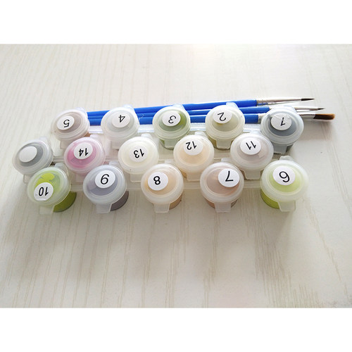 极速Frabmeless Colorful Lions Animals DIY Painting By Number