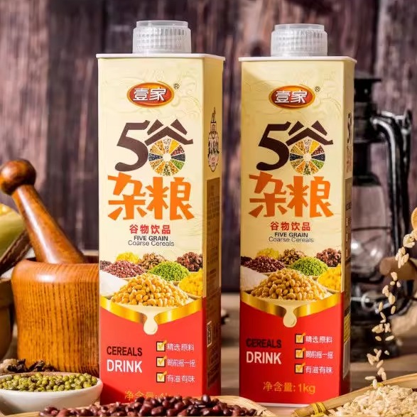壹家五谷杂粮1kg大瓶整箱海南谷物饮料婚宴宴会酒席聚餐早餐批发