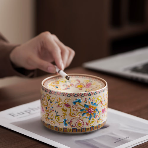 茶渣缸防飞灰烟灰缸建水功夫水盂