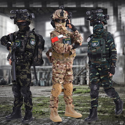 儿童迷彩服男童特种兵纯棉特种兵