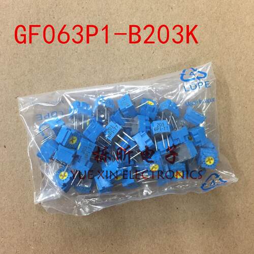 TOCOS精密可调电阻 GF063P1-B203K 20K 原装进口单圈精密可调电位