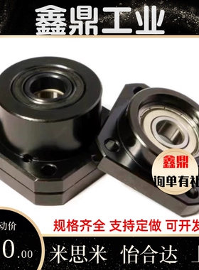 方法兰单轴承座支座方型带座轴承支撑座固定座BGSAB6204 BFF31
