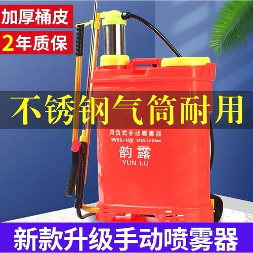 德国进口农用背负式手动喷雾器手压式高压打药机手摇小型喷雾机消