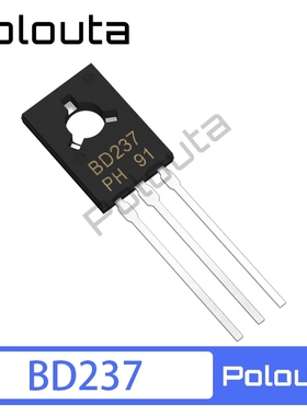 BD237 TO-126 功率三极管 NPN 2A/100V 晶体管 POLOUTA 10个