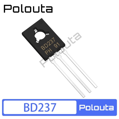 BD237 TO-126 功率三极管 NPN 2A/100V 晶体管 POLOUTA 10个