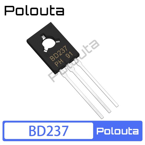 BD237 TO-126 功率三极管 NPN 2A/100V 晶体管 POLOUTA 10个