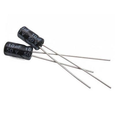 50V 10UF 电解电容5*11mm 【20只2元包邮】24元/k