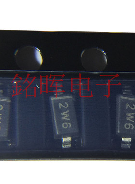 贴片稳压二极管 BZT52B4V3 丝印 2W6 SOD123 4.3V 4V3 1206 原装