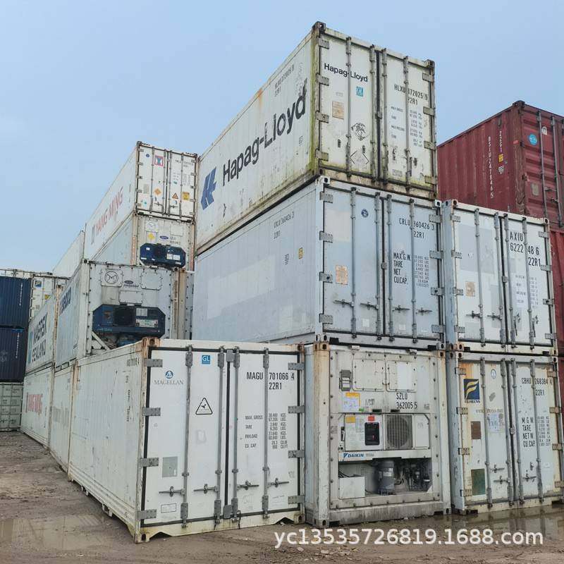 6米冷藏集装箱冰柜二手20尺冷冻柜货柜正负18度可售租海运出口