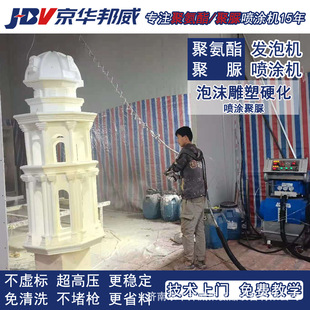 高压小型聚脲喷涂机设备大型管道内外壁防腐防水除锈双组份聚脲