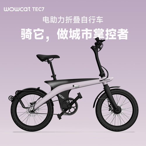 WOWCAT折叠电助力自行车长续航