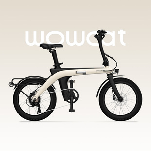 WOWCAT C1电助力自行车新型ebike折叠车碳纤维男女高端公路车白色