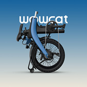 WOWCATC1电助力折叠自行车新型ebike折叠车超轻便携公路车