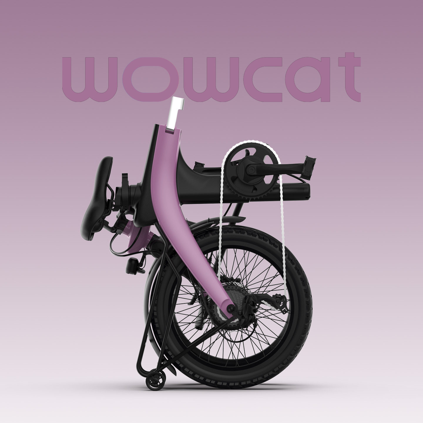 WOWCATC1电助力折叠自行车新型ebike折叠车超轻便携公路车