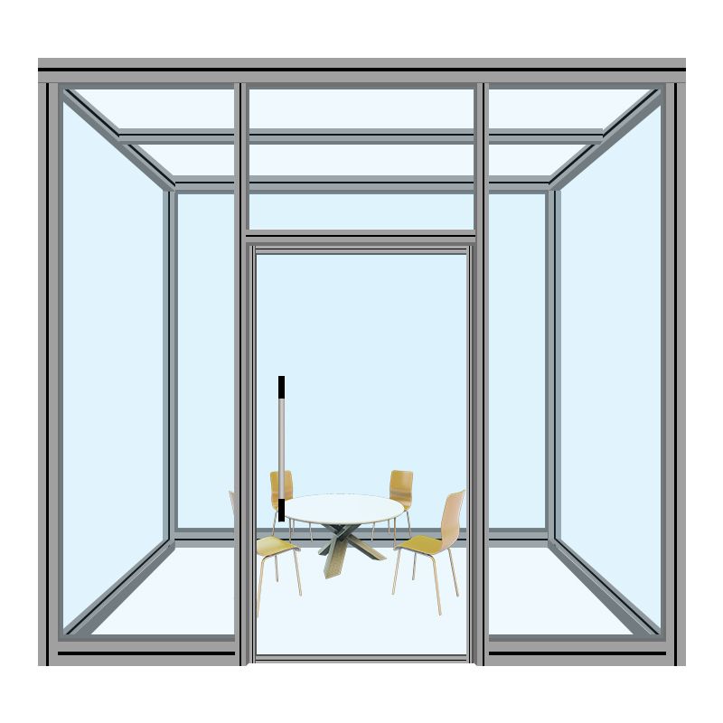 网红直播房间临时搭建特装展示架办公室隔断展位快闪拆装桁架摊位