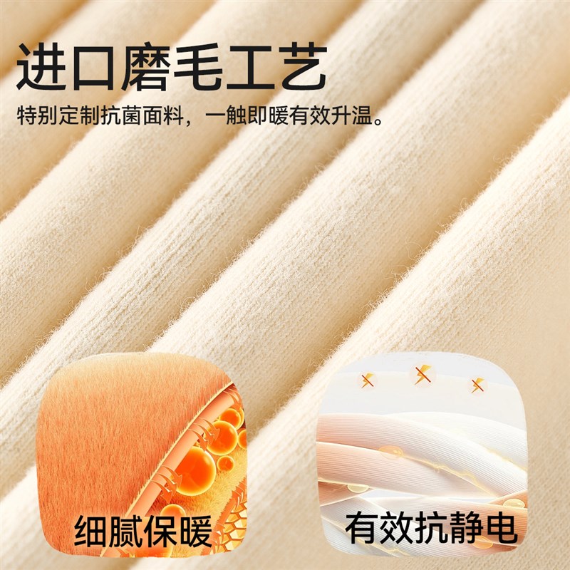 女童秋衣秋裤2024年新款秋冬纯棉打底保暖内衣套装家居服儿童睡衣