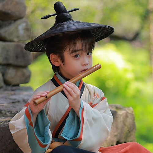 夏小承竹笛子零基础儿童汉服演出小学生搭配古风初学cos表演道具