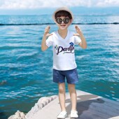 母女裙裤 网红亲子装 潮一家三口四口母子沙滩套装 2023新款 洋气 夏装